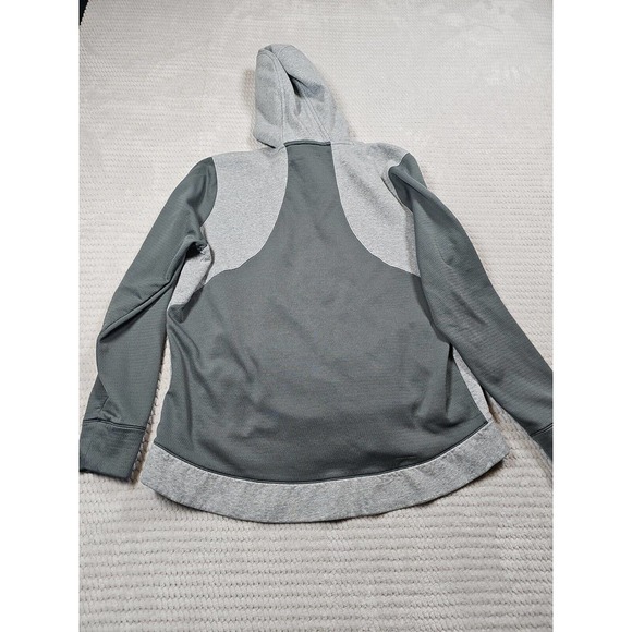 Atlanta Falcons Sweatshirt Womens Large Under Armour Gray Hooded Pockets - Picture 3 of 8